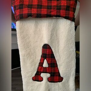 Giant Santa bag - letter A